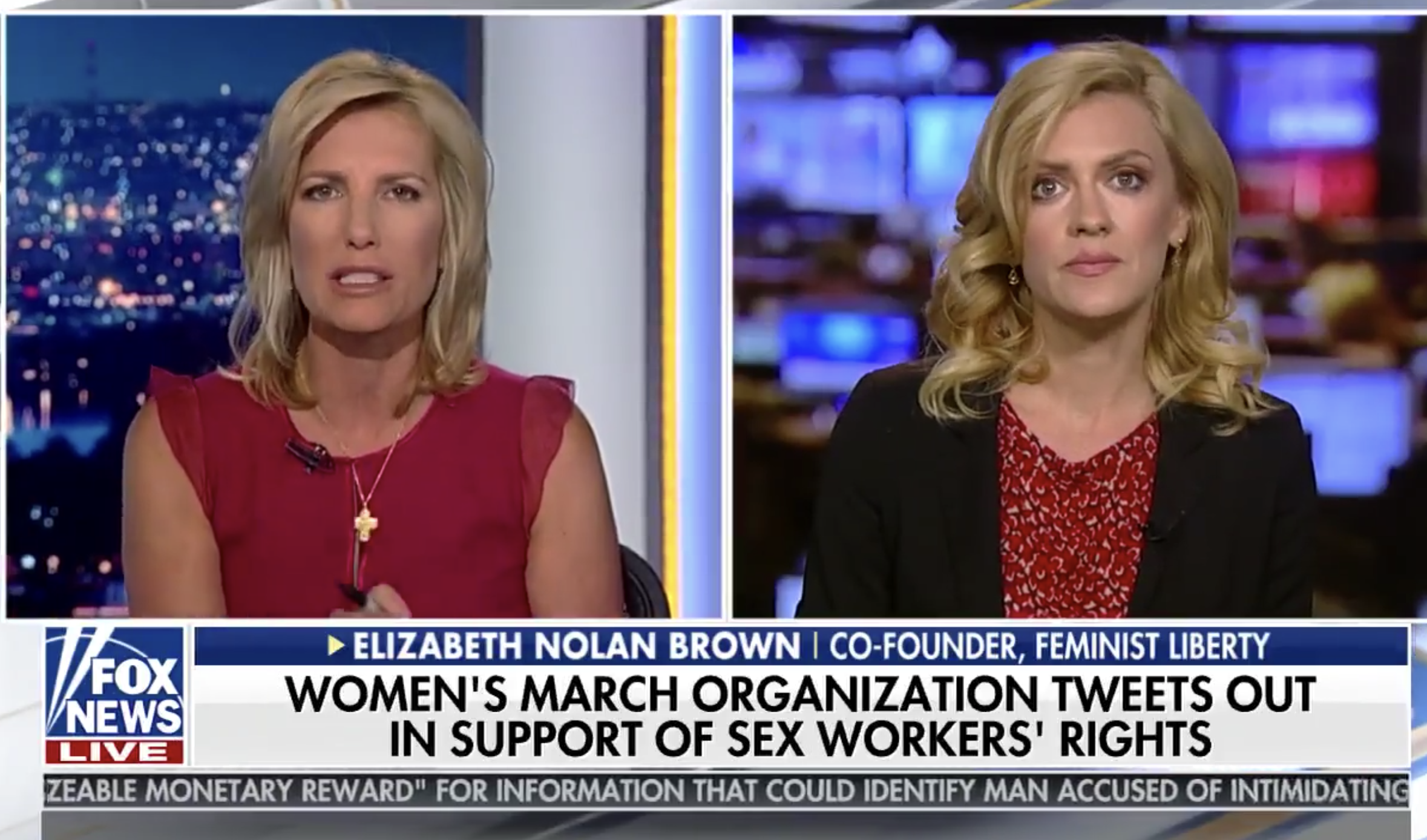 Talking Sex Work & the Women’s March With Laura Ingraham